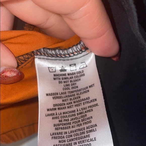 Harley-Davidson Casual Black and Orange Button Down Shirt - Picture 5 of 8